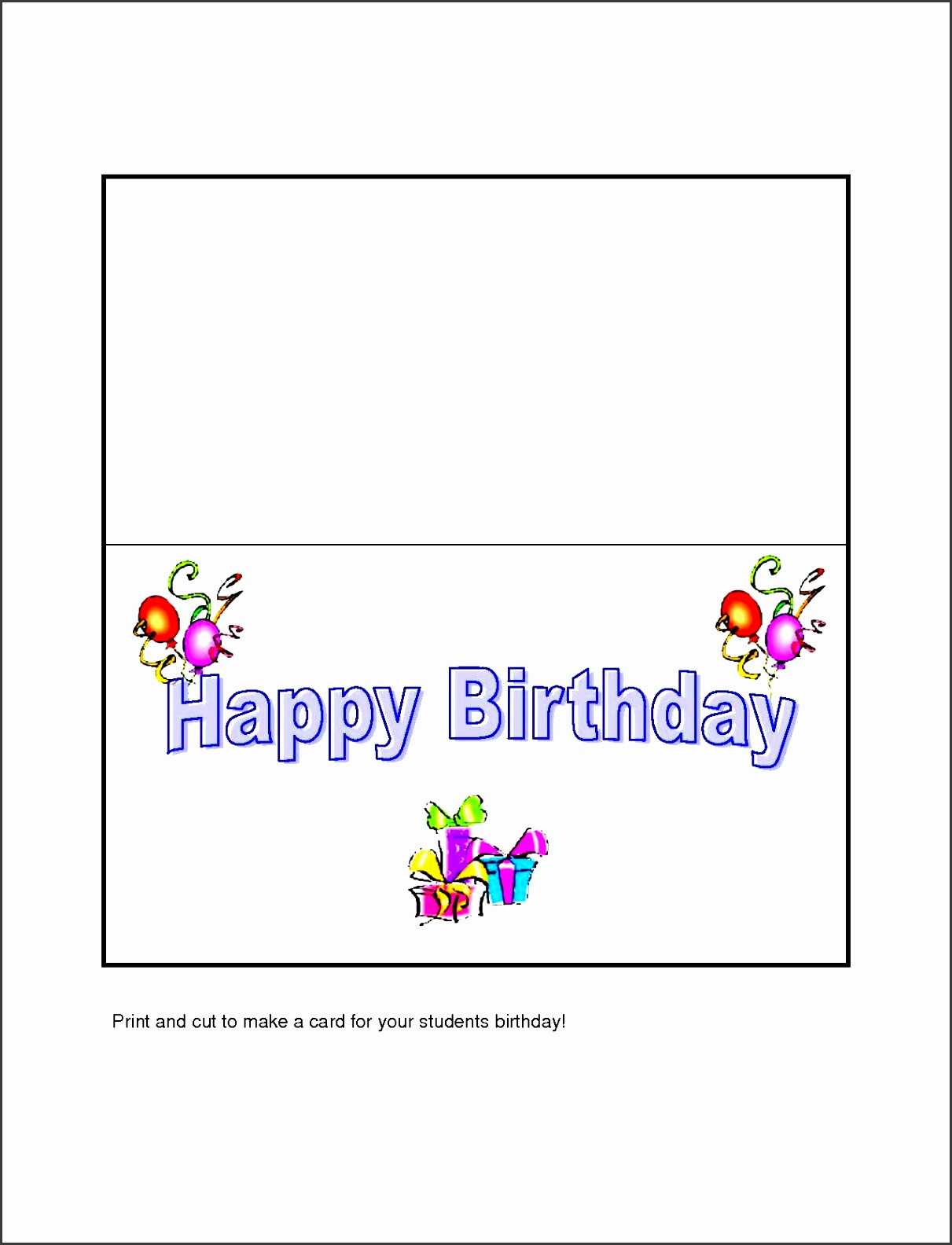 Microsoft Birthday Card Template Elegant Ms Word Happy With Regard To Birthday Card Publisher Template