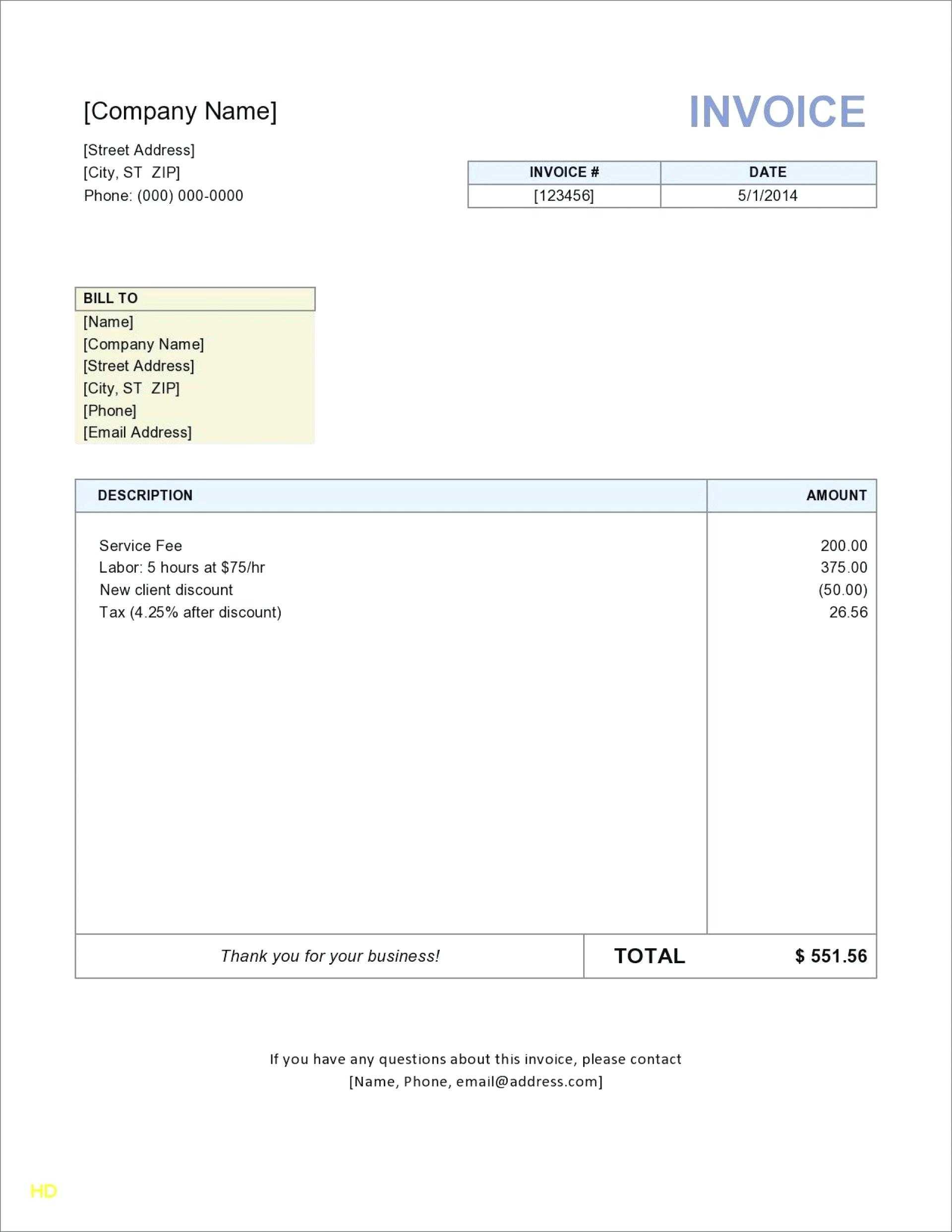 Microsoft Invoice Template 2010 – Mahre.horizonconsulting.co In Invoice Template Word 2010