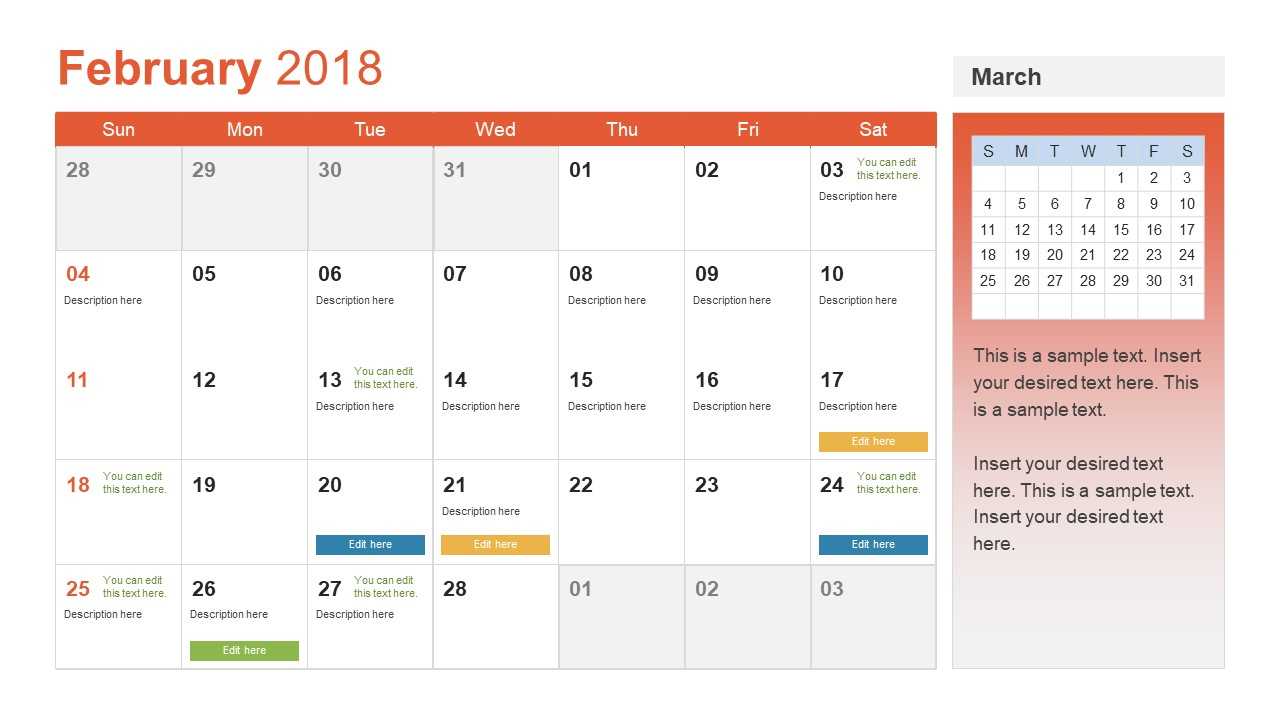 Microsoft Powerpoint Calendar Template – Zohre With Regard To Powerpoint Calendar Template 2015