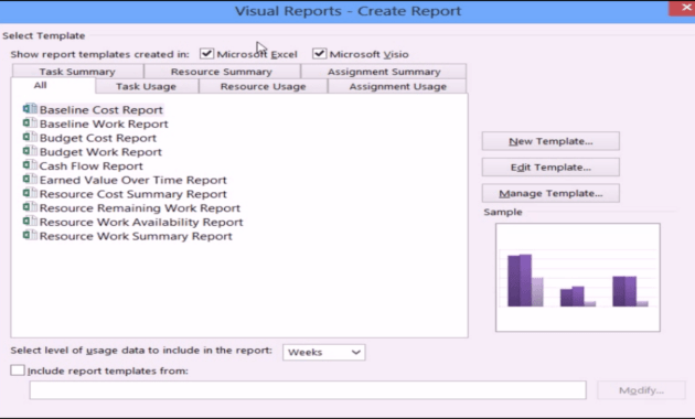 Microsoft Project 2013 Tutorial: Using Visual Reports with regard to Ms Project 2013 Report Templates