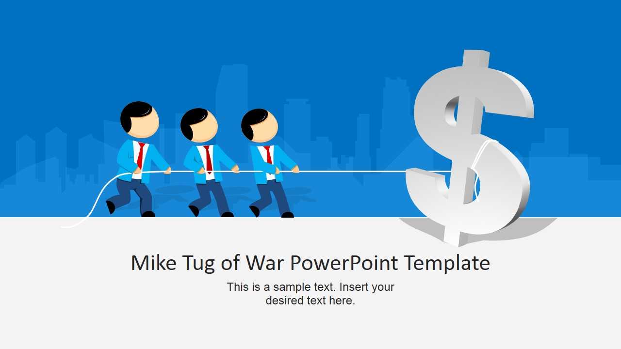 Mike Tug Of War Powerpoint Template Pertaining To Powerpoint Templates War