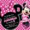 Minnie Mouse Birthday Invitations : Minnie Mouse Birthday For Minnie Mouse Card Templates