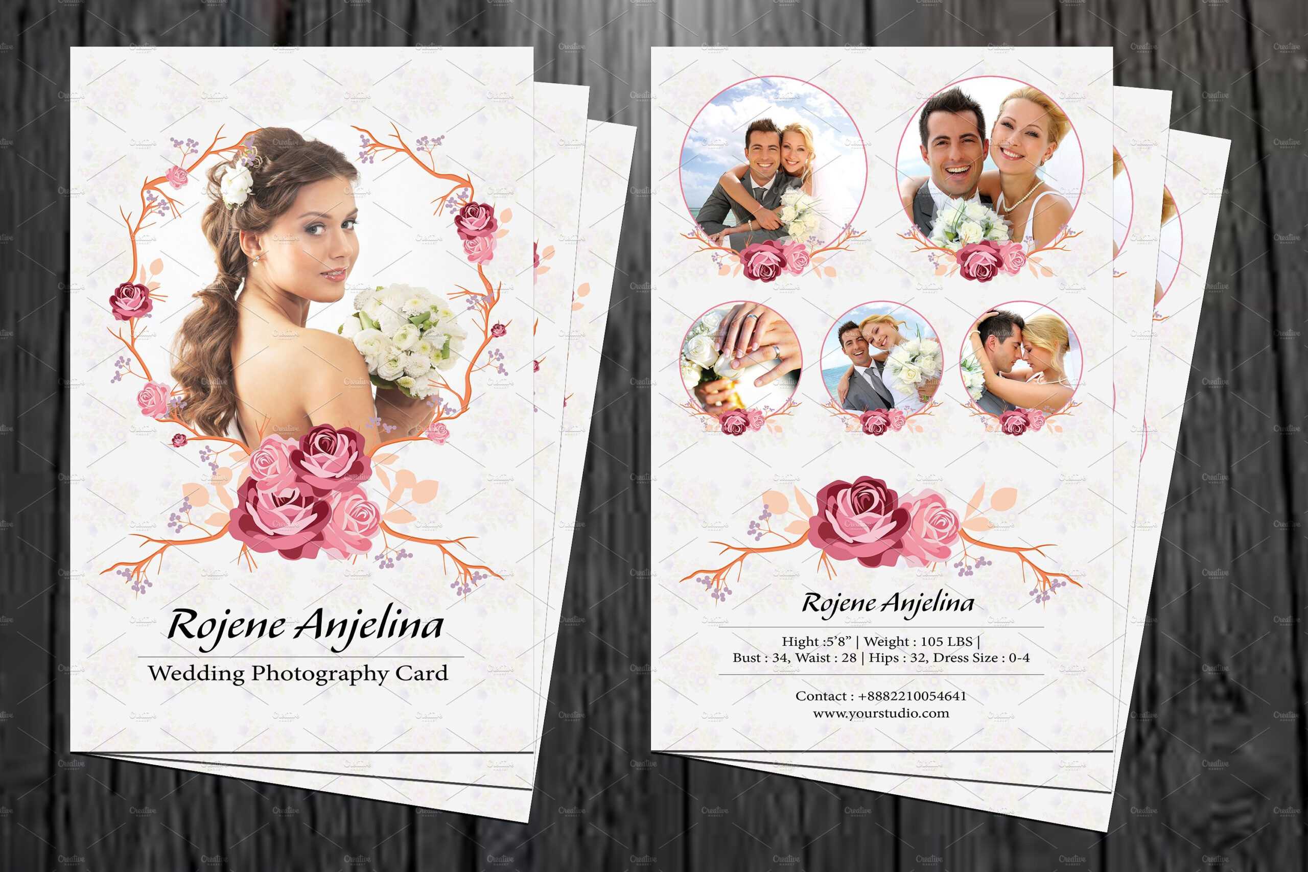 Model Comp Card Template – Sistec In Comp Card Template Psd