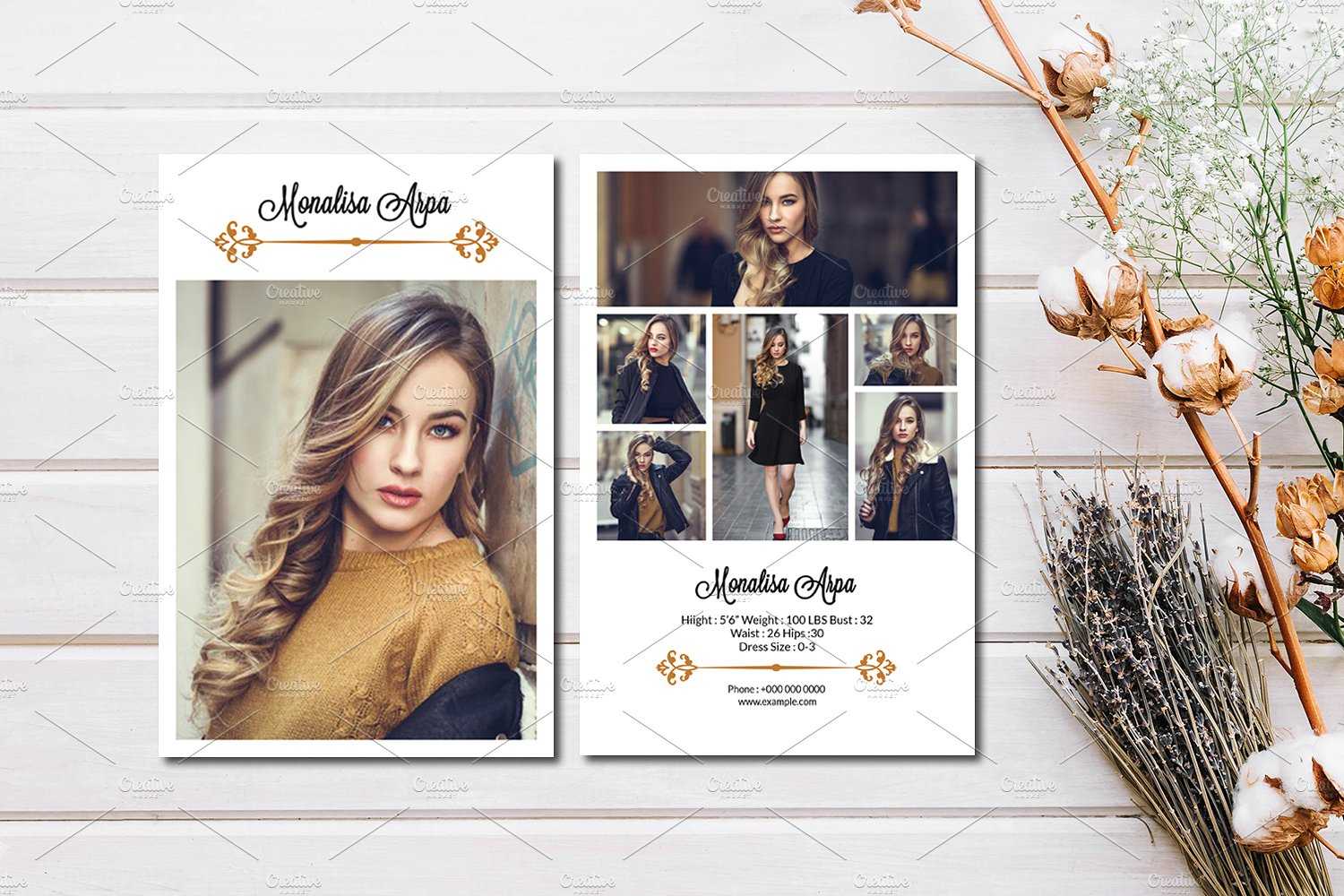 Model Comp Card Template – Sistec Pertaining To Comp Card Template Psd