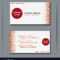 Modern Business Visiting Card Template Throughout Template For Calling Card