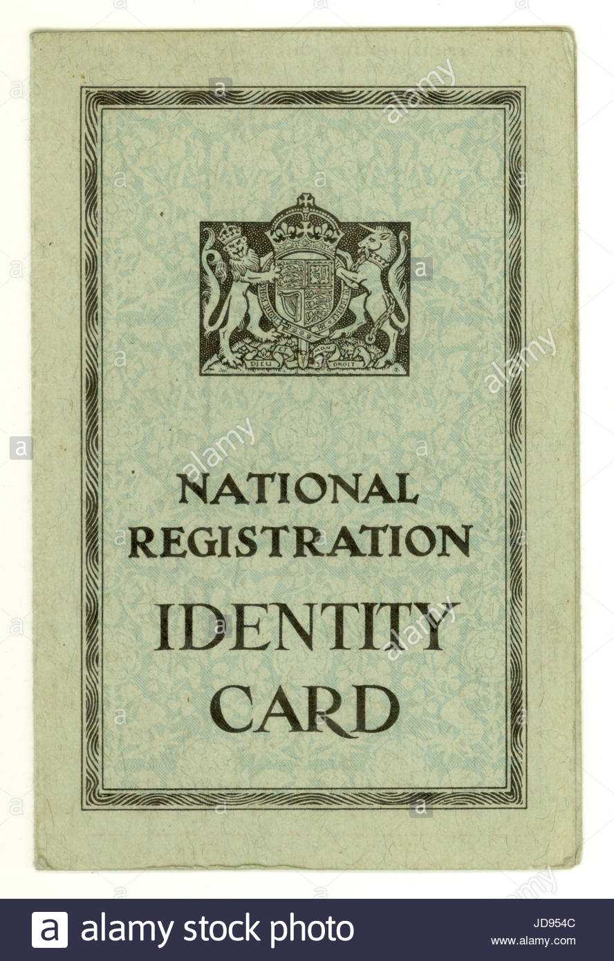 National Identity Cards Stock Photos & National Identity Regarding World War 2 Identity Card Template