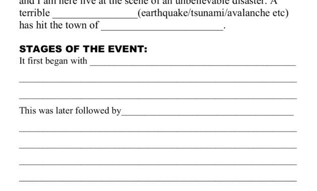 Natural Disaster - Live Newsreport Script Template with regard to News Report Template