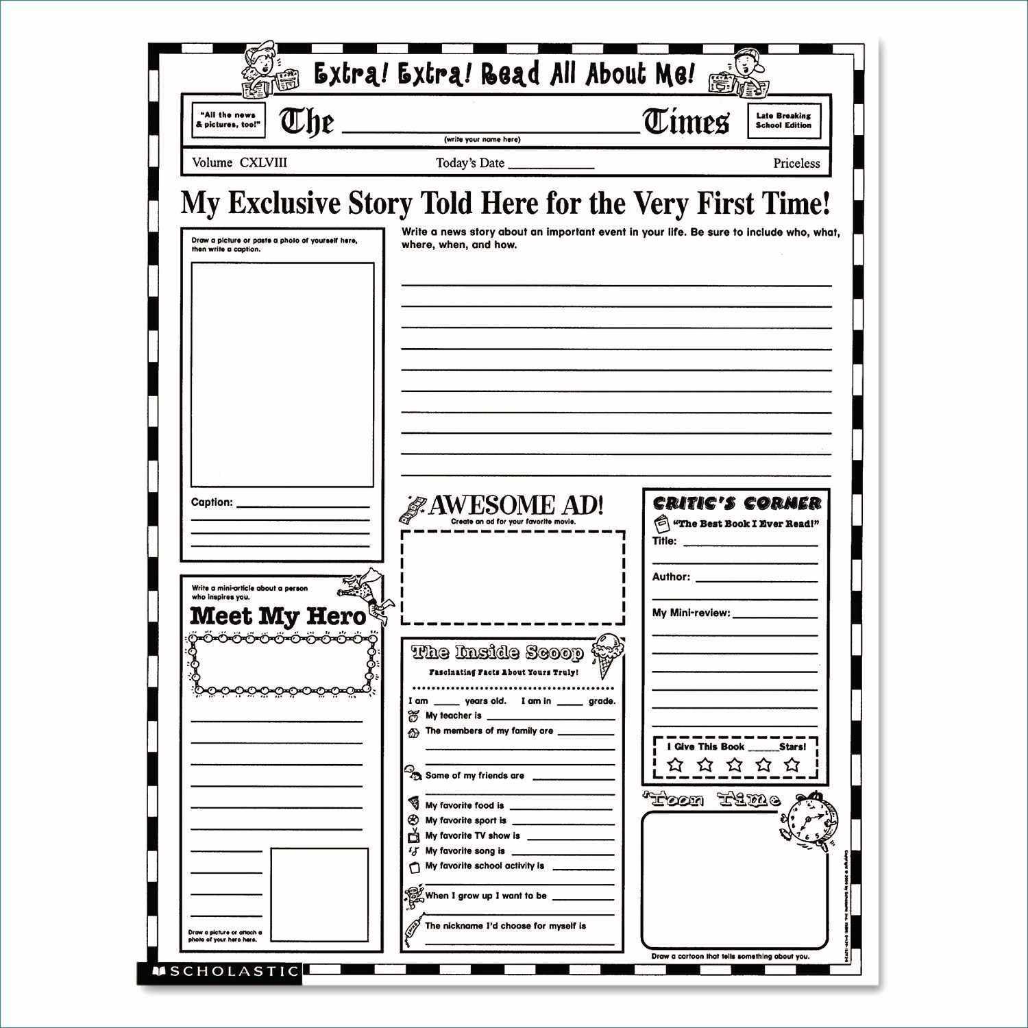 Newspaper Format Google Docs Luxury Free Newspaper Template Intended For Blank Newspaper Template For Word