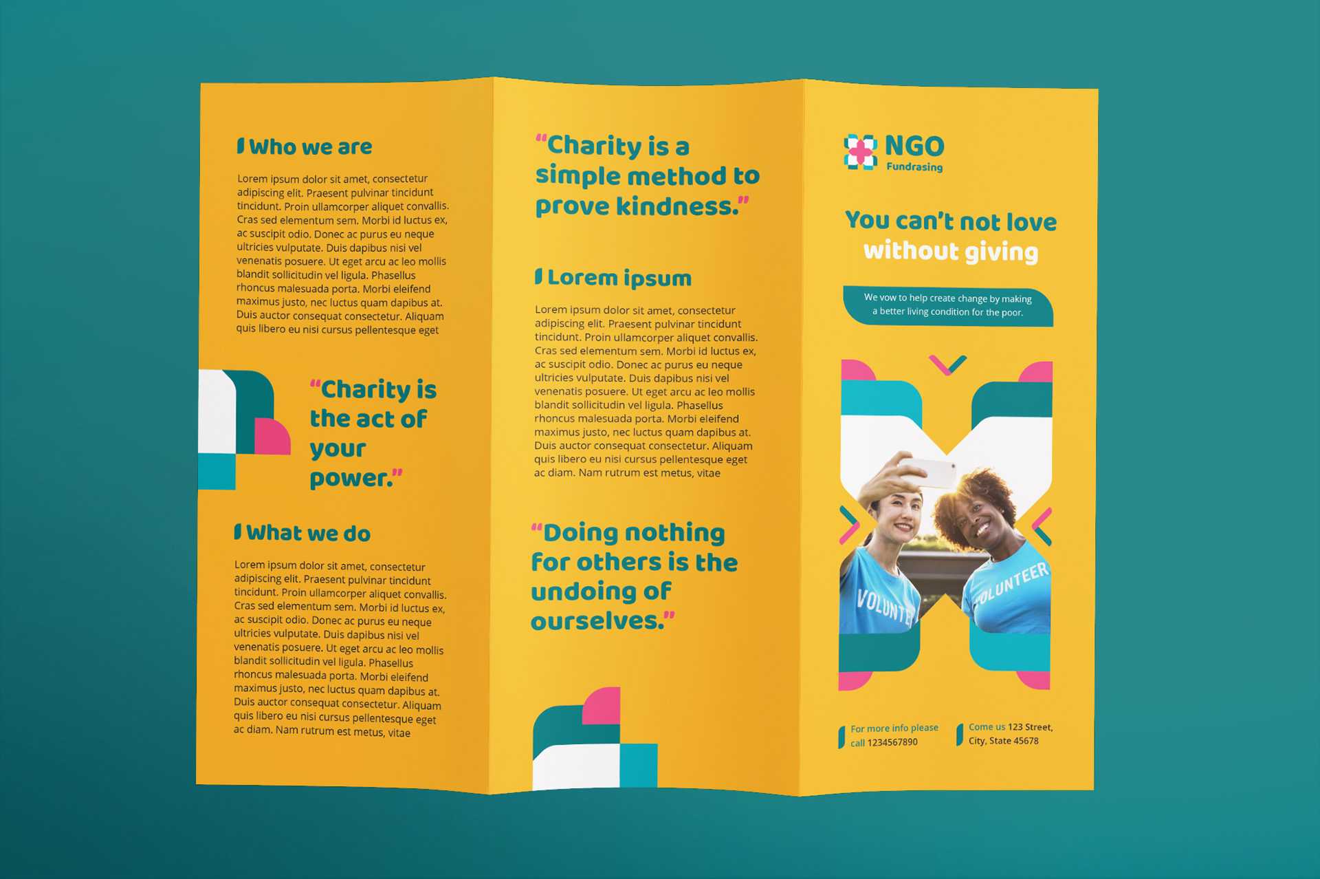 Ngo Templates Suite On Behance Throughout Ngo Brochure Templates
