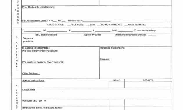 Nursing Handoff Report Template Example Sheet Nurse Examples regarding Nursing Handoff Report Template