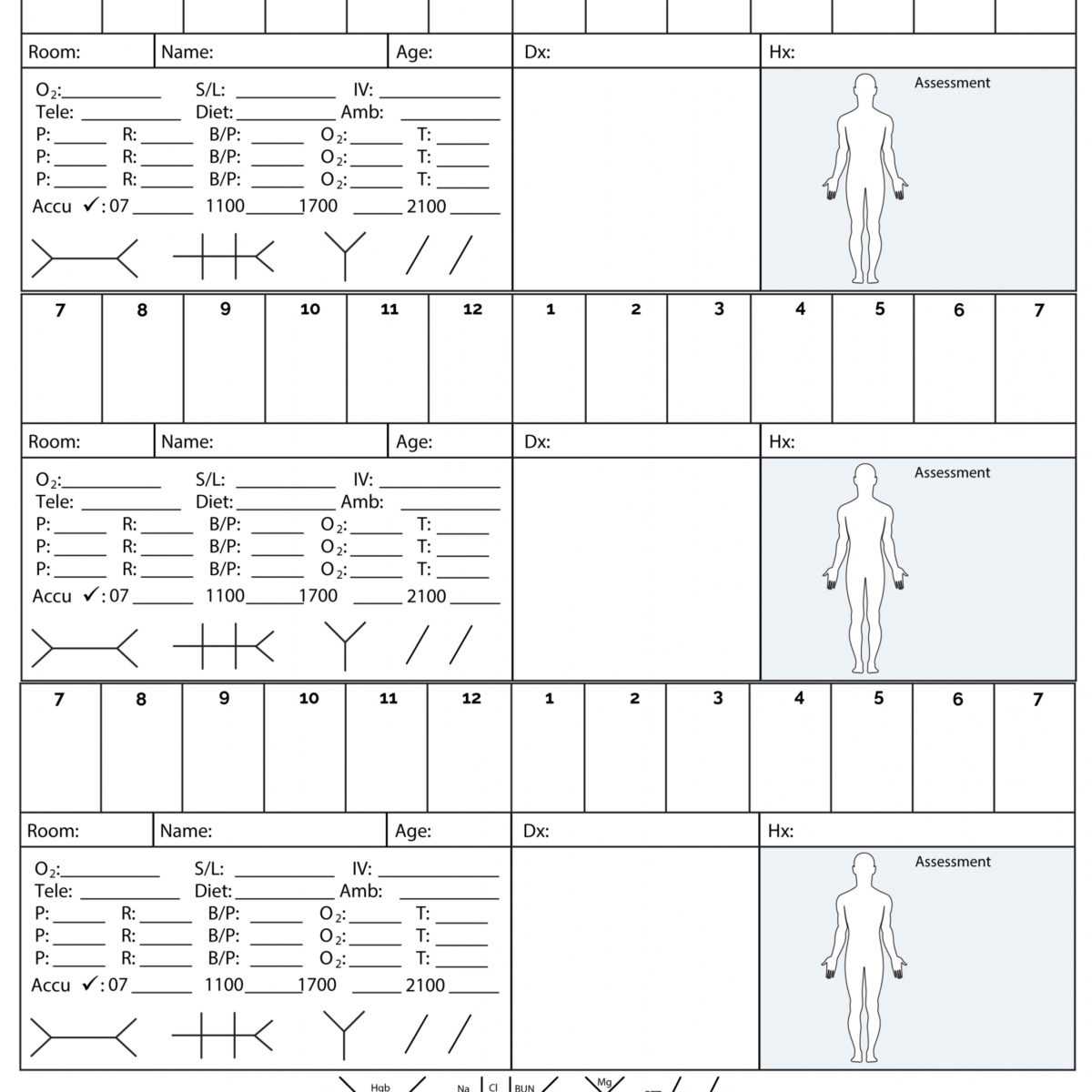 Nursing Report Sheet Med Surg Intended For Nursing Report Sheet Template