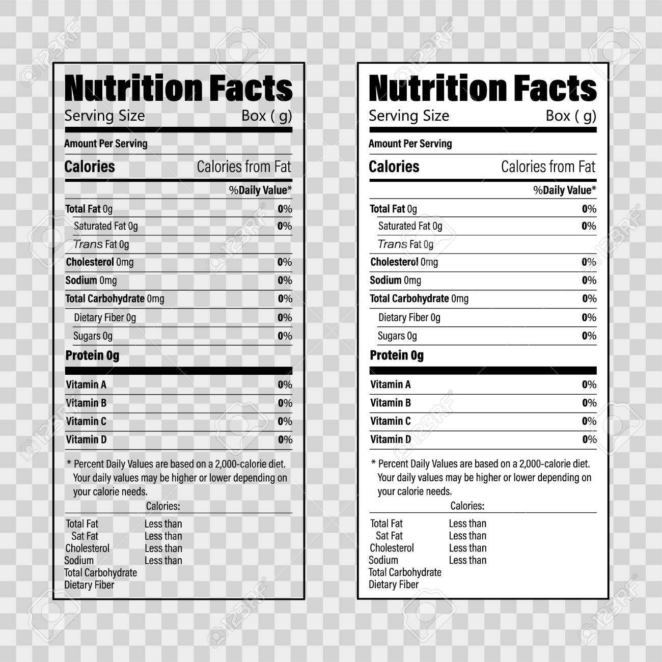 Nutrition Chart Template – Bigit.karikaturize In Nutrition Label Template Word