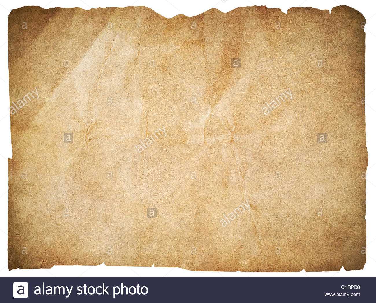 Old Paper Or Blank Pirates Map Isolated With Clipping Path Throughout Blank Pirate Map Template