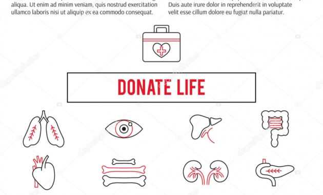 Organ Donation Template — Stock Vector © Julia_Khimich intended for Organ Donor Card Template