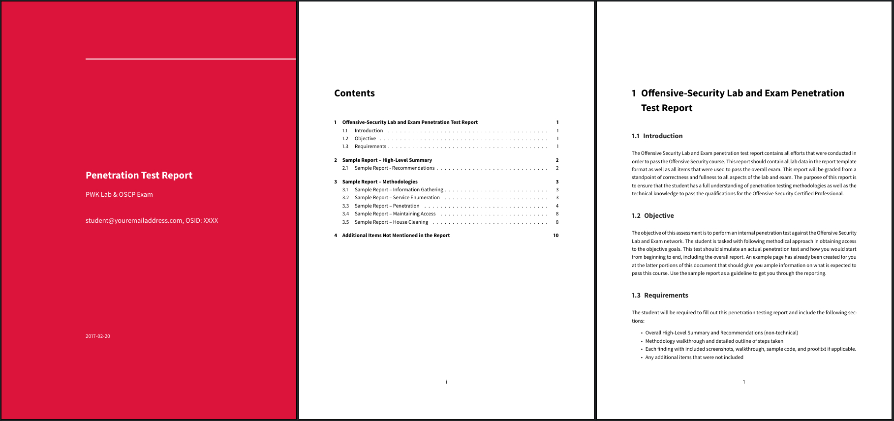 Oscp Exam Report Template In Markdown | Oscp Exam Report In Latex Template Technical Report