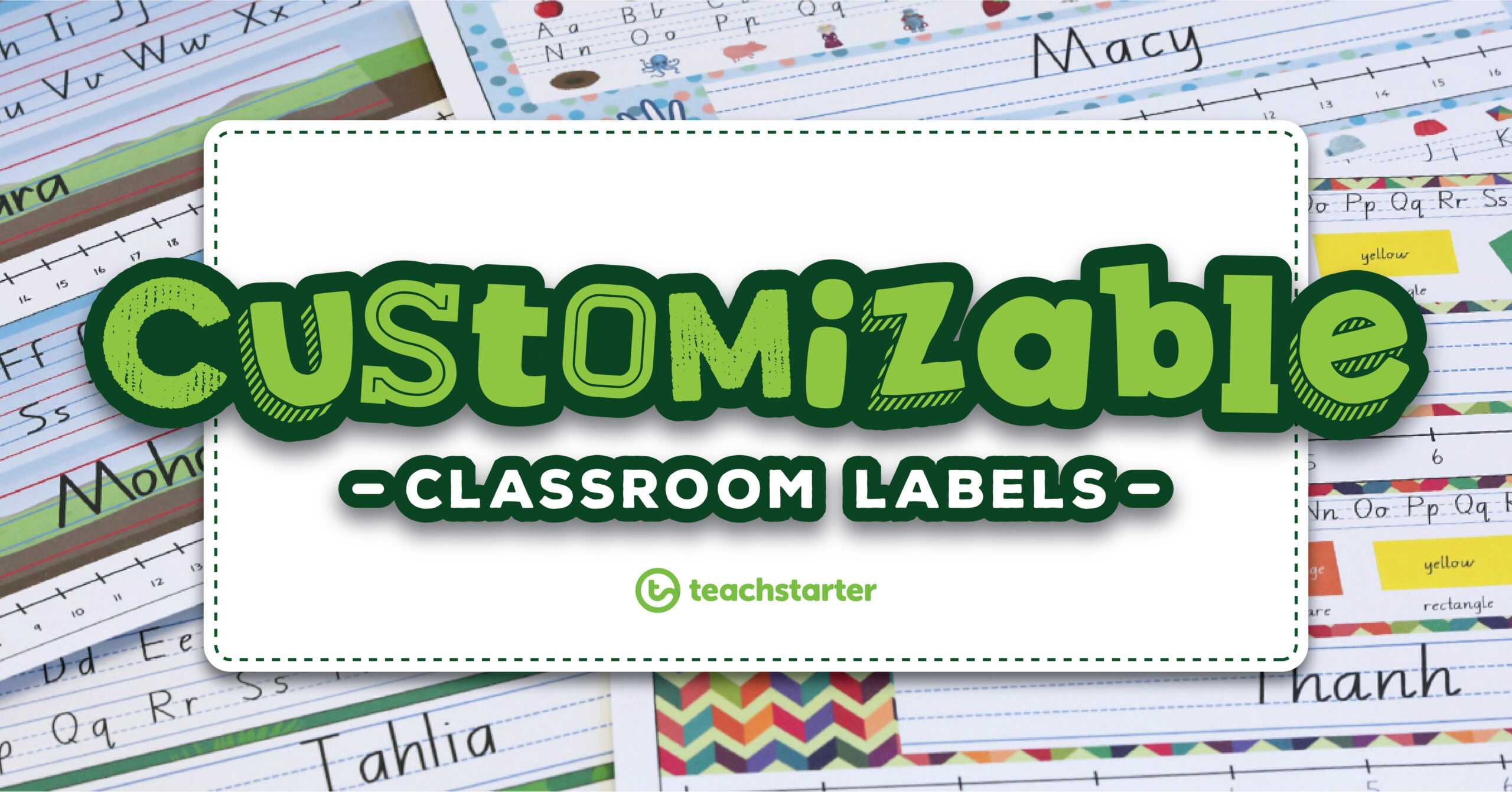 Our Most Popular Customisable Classroom Labels, Signs & Displays Within Classroom Banner Template