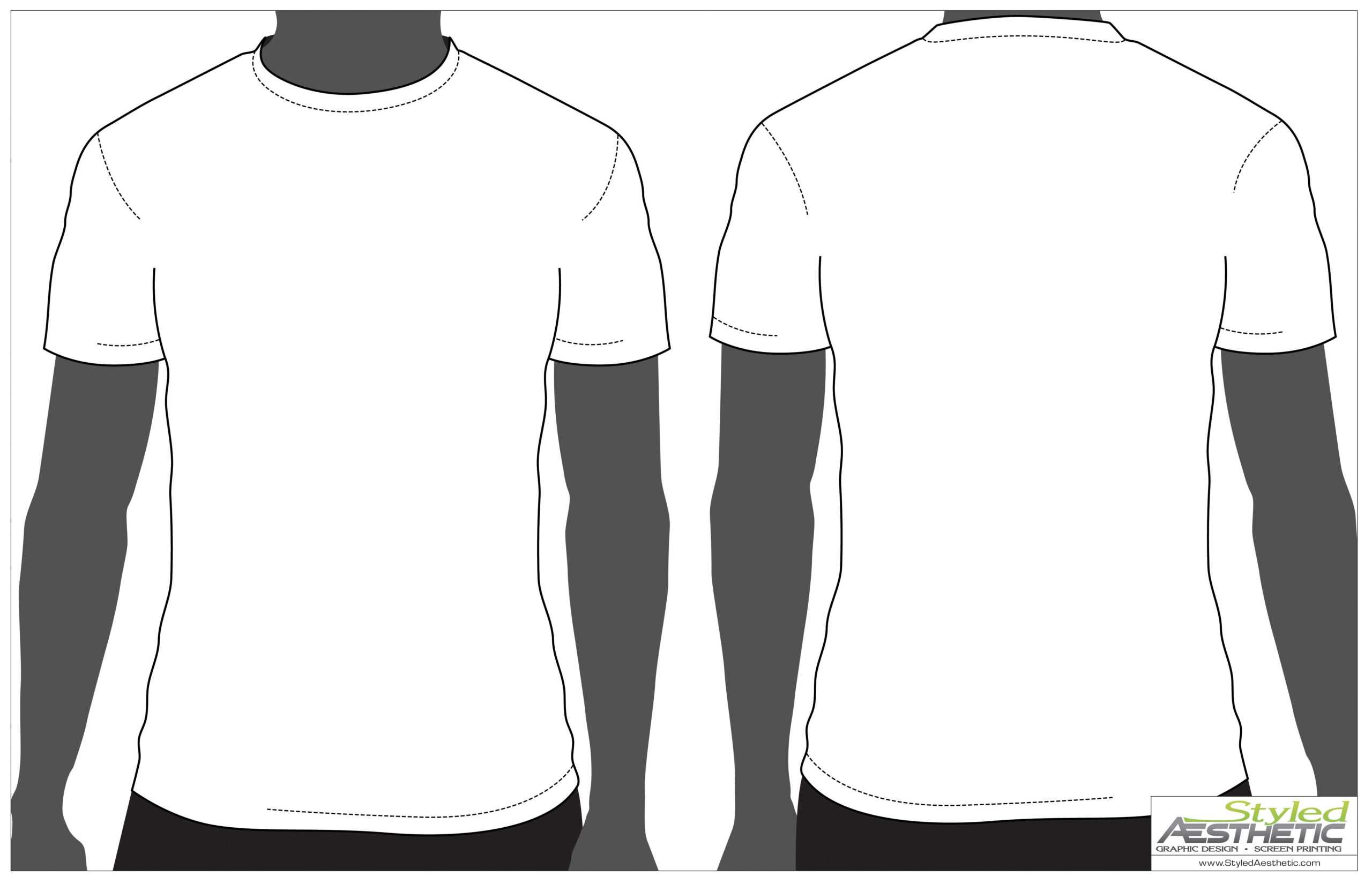 Outline Of A T Shirt Template | Free Download Best Outline Intended For Blank Tshirt Template Pdf