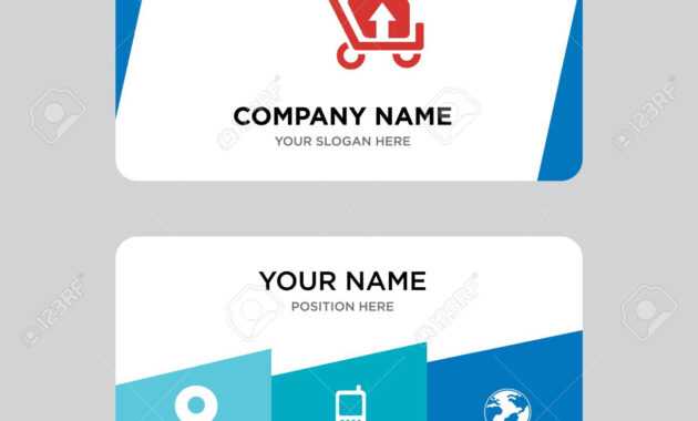 Package Transport For Delivery Business Card Design Template,.. in Transport Business Cards Templates Free