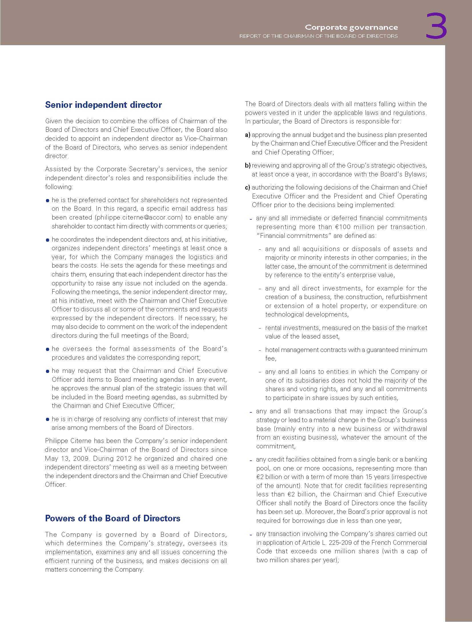 Page 96 – 3.2. Report Of The Chairman Of The Board Of Regarding Chairman's Annual Report Template