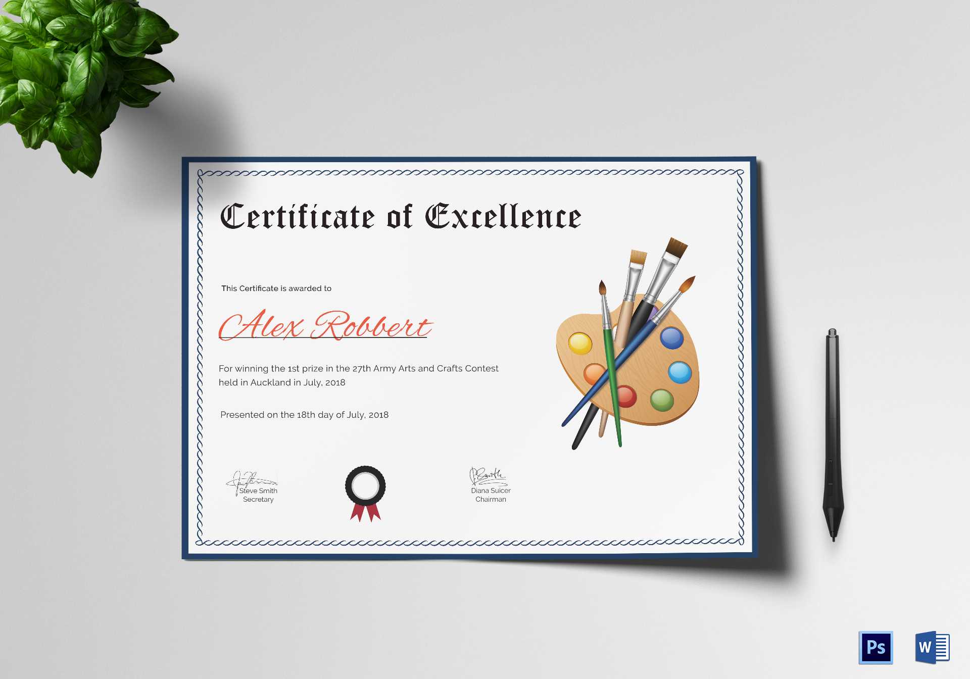Painting Award Certificate Template Pertaining To Player Of The Day Certificate Template