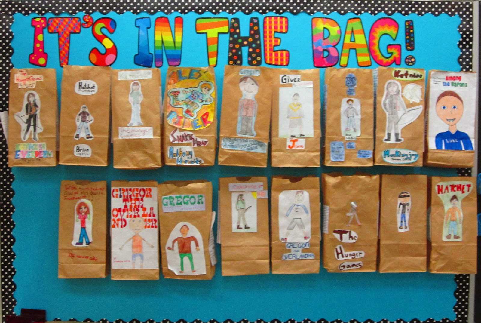 Paper Bag Characterization | Runde's Room Regarding Paper Bag Book Report Template