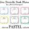 Pastel Chevron Book Plate | Jroxdesigns Within Bookplate Templates For Word