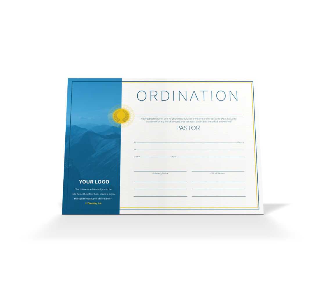Pastor Ordination Certificate – Vineyard Digital Membership With Regard To Ordination Certificate Template