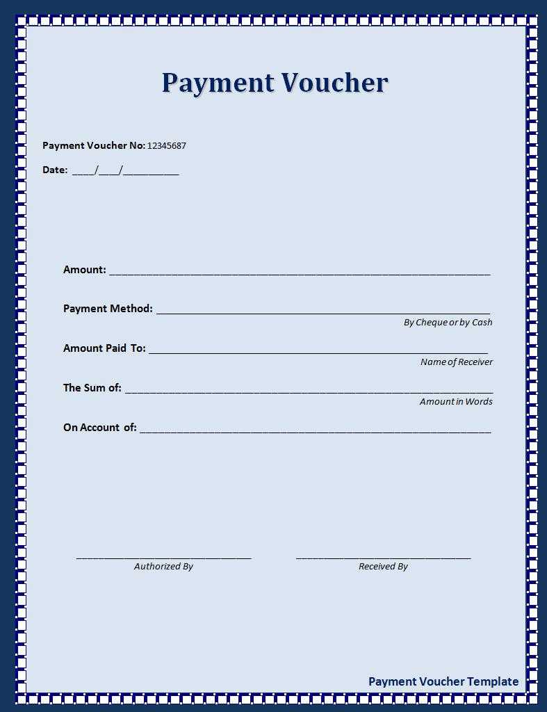 Payment Voucher Template | Free Printable Word Templates, With Regard To Certificate Of Payment Template