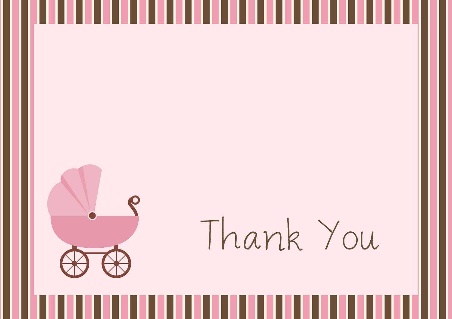 Personalised Baby Shower Thank You Card Design 3 Luxury Inside Template For Baby Shower Thank You Cards