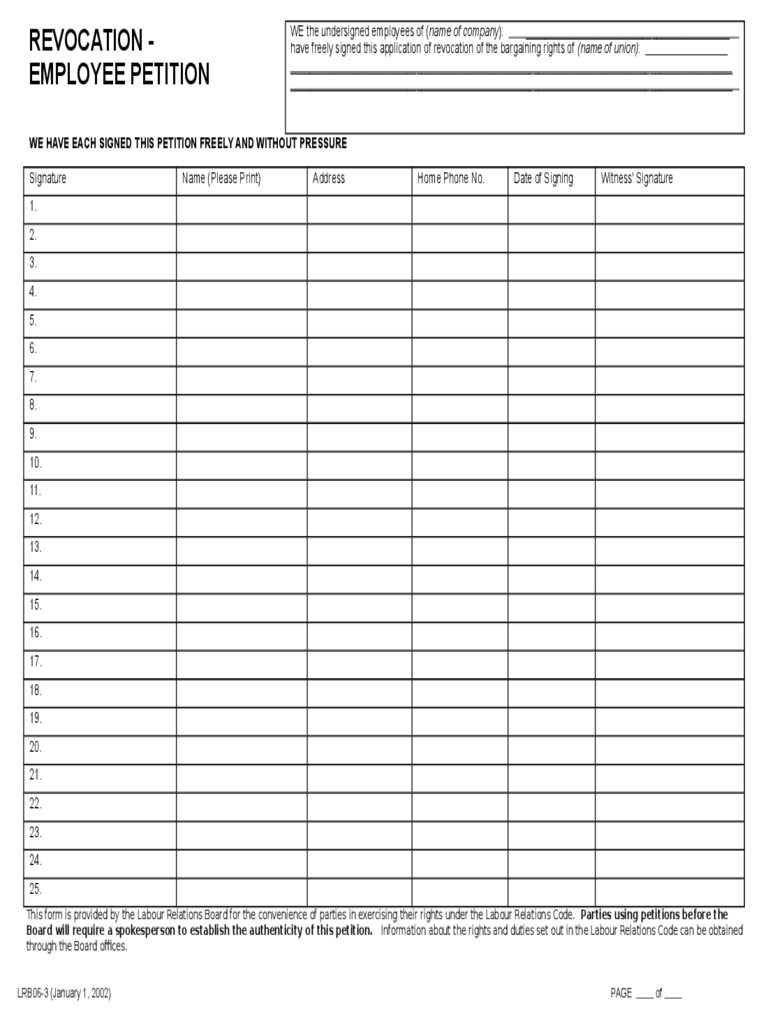Petition Template - 4 Free Templates In Pdf, Word, Excel Inside Blank Petition Template