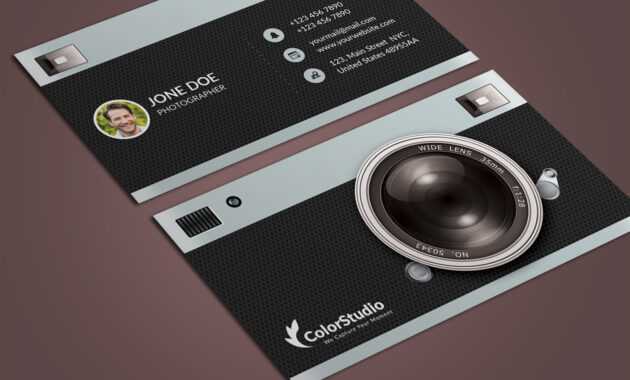 Photography Business Card Template Psd - Free Graphics with Photography Business Card Templates Free Download