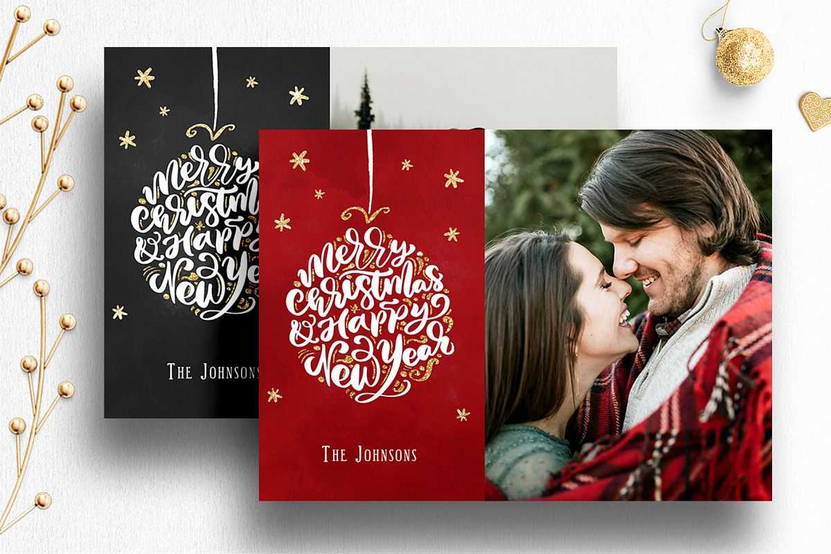 Photoshop Christmas Card Template For Photographers – 012 Throughout Free Photoshop Christmas Card Templates For Photographers