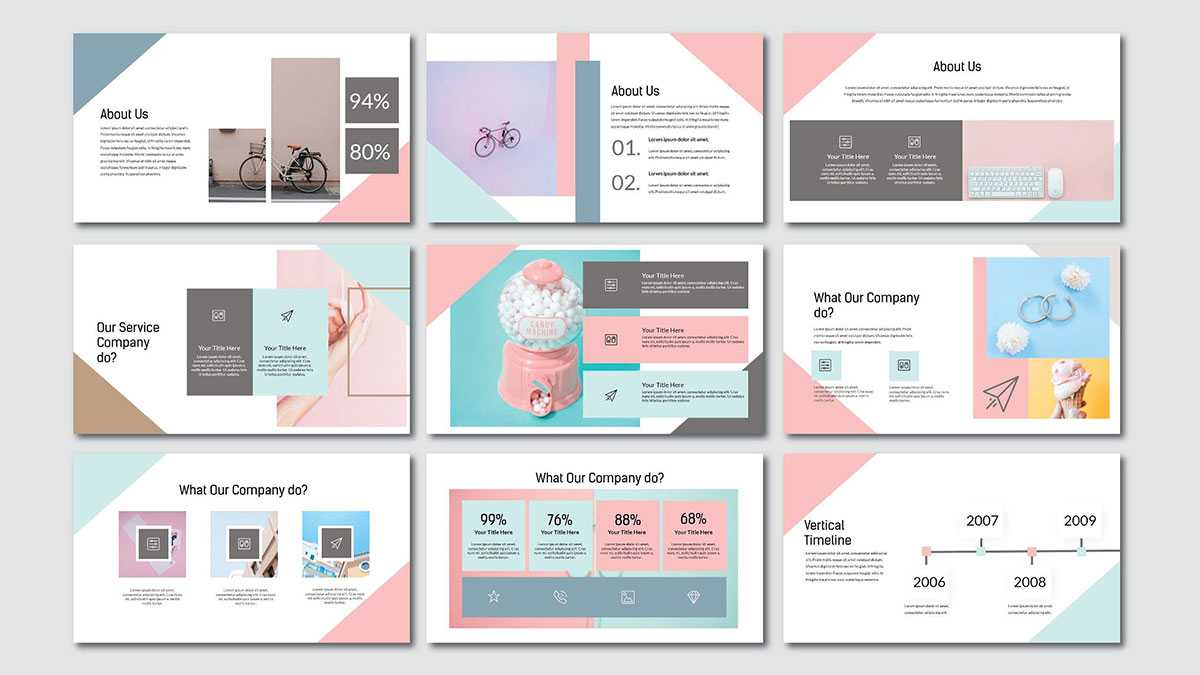 Pink Pastel Free Powerpoint Template For Pretty Powerpoint Templates