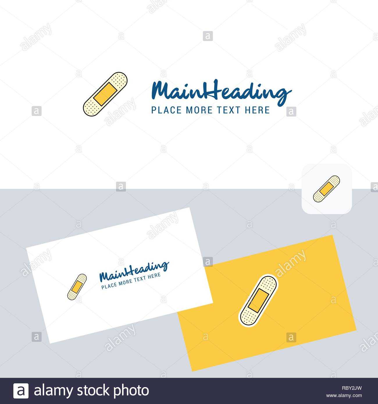 Plaster Vector Logotype With Business Card Template. Elegant With Regard To Plastering Business Cards Templates