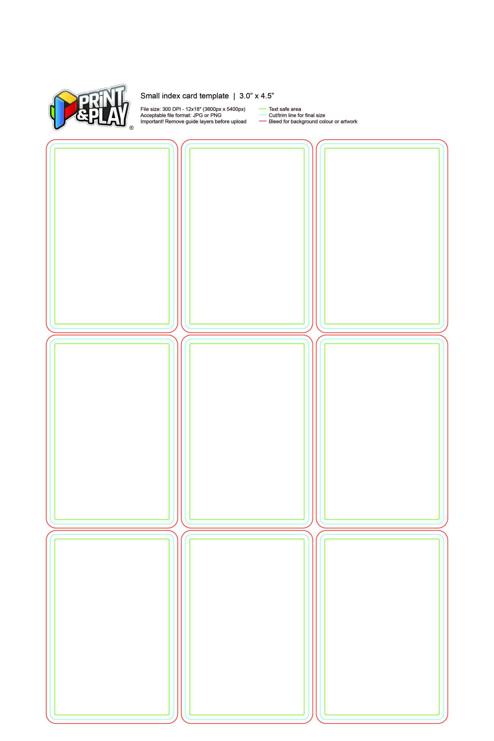 Playing Cards : Formatting & Templates – Print & Play In Free Printable Playing Cards Template