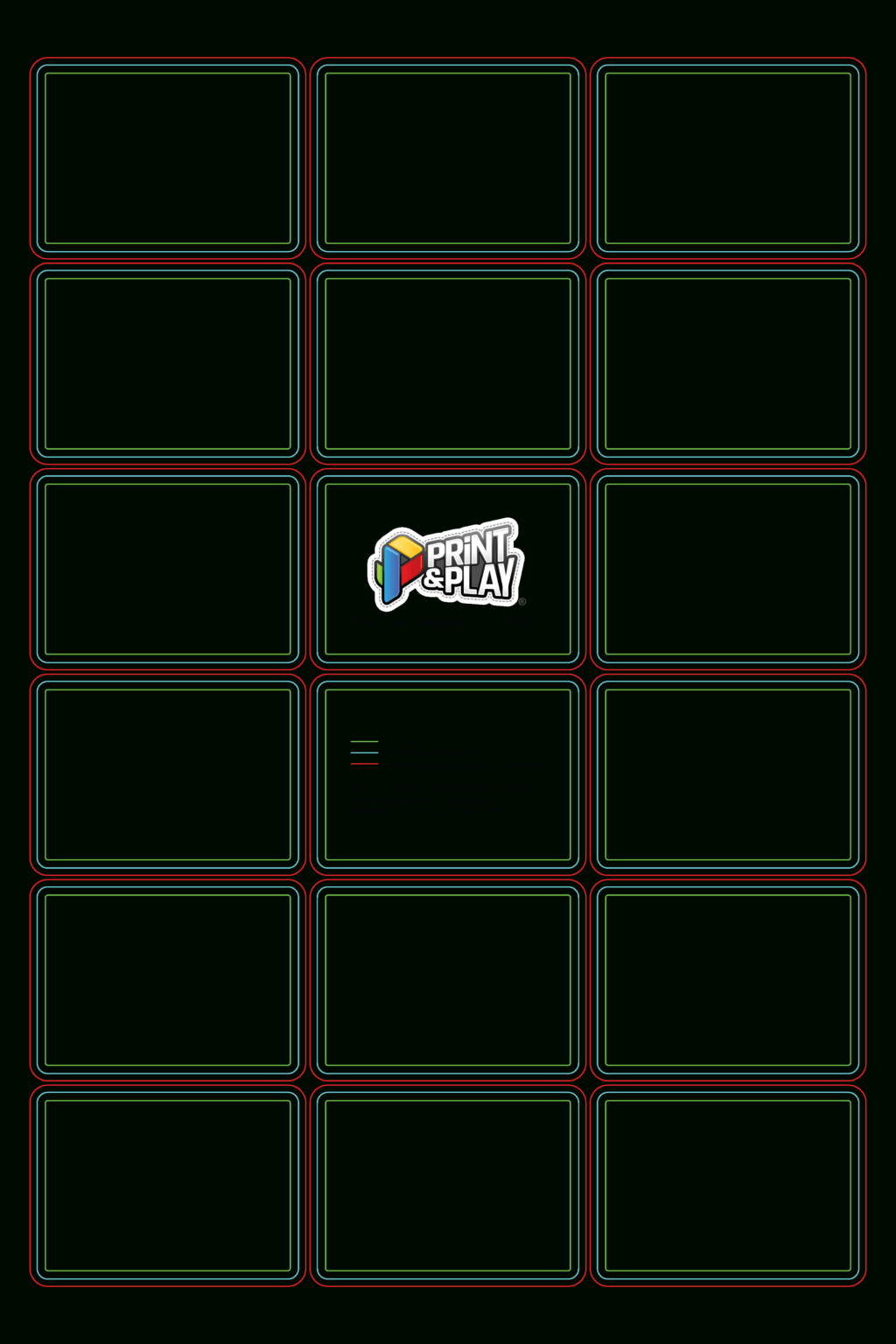 Playing Card Template Illustrator