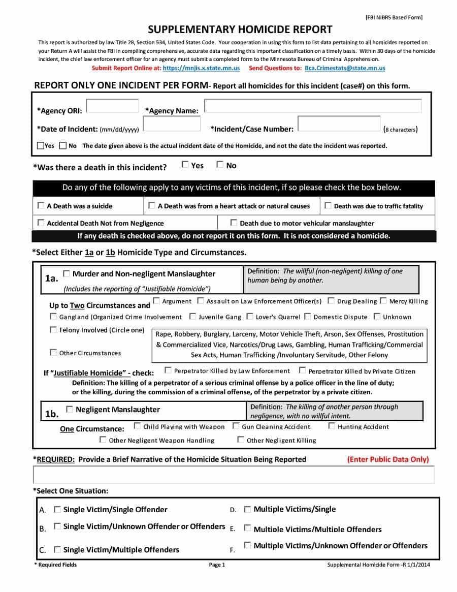 Police Report Examples – Zohre.horizonconsulting.co With Crime Scene Report Template
