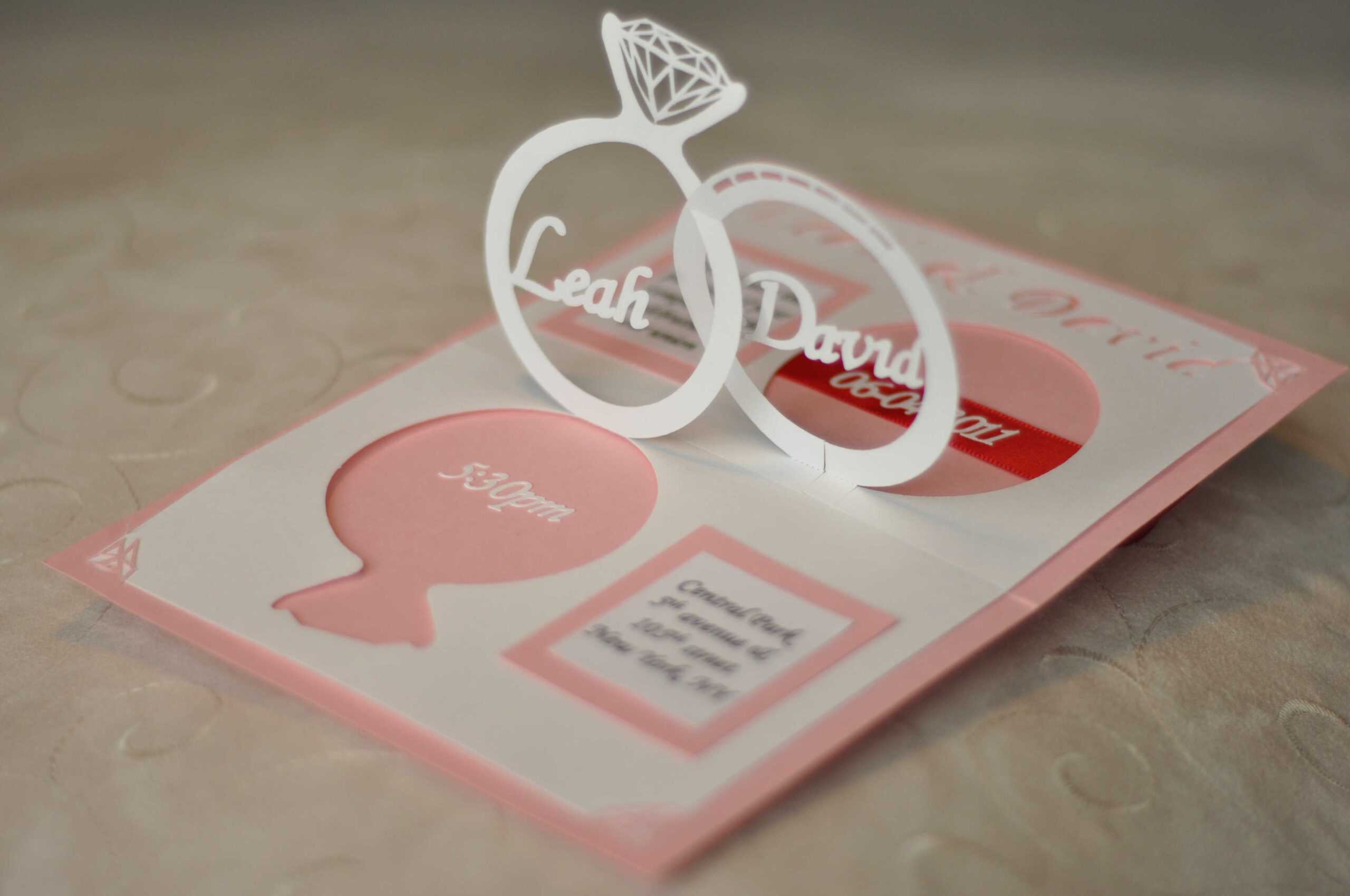 Pop Up Wedding Card Template Free ] - Wedding Card Templates With Wedding Pop Up Card Template Free