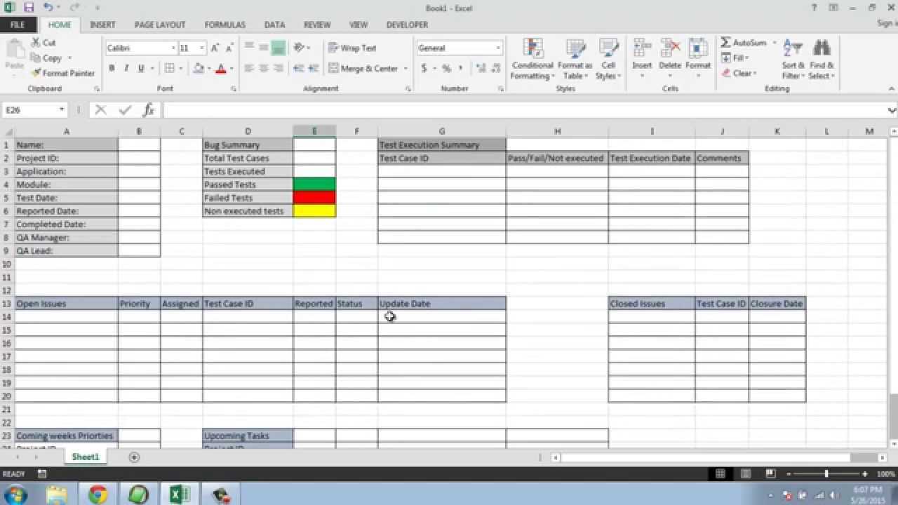 Post Conference Report Template Awesome Ry Test Execution Throughout Software Test Report Template Xls