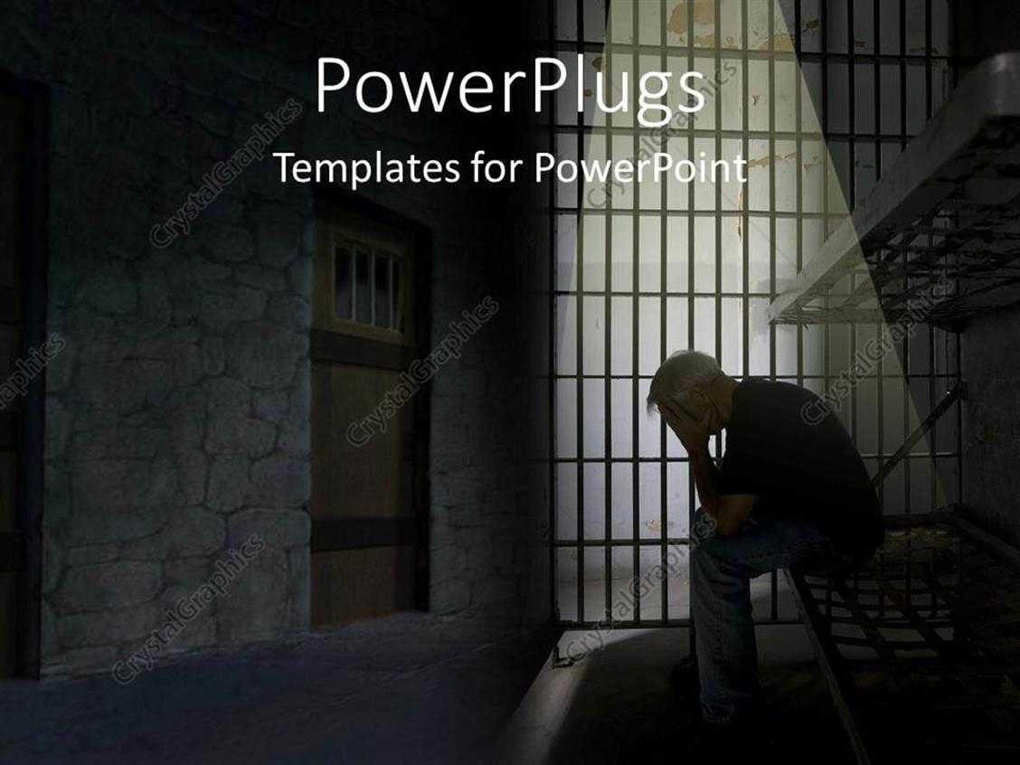 Powerpoint Template: Depression In Jail (17751) With Depression Powerpoint Template