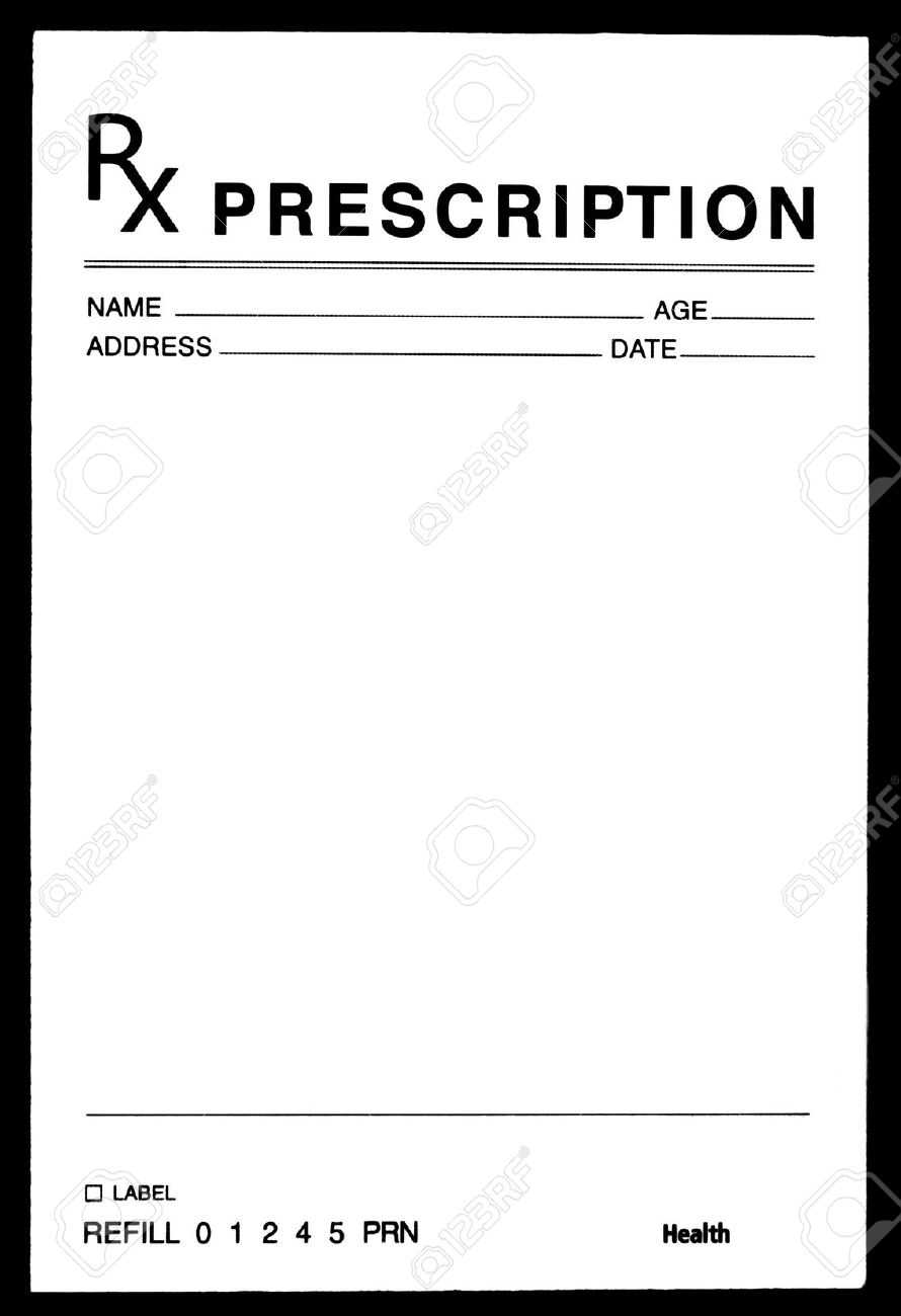 Prescription Paper Template – Zohre.horizonconsulting.co Intended For Blank Prescription Pad Template