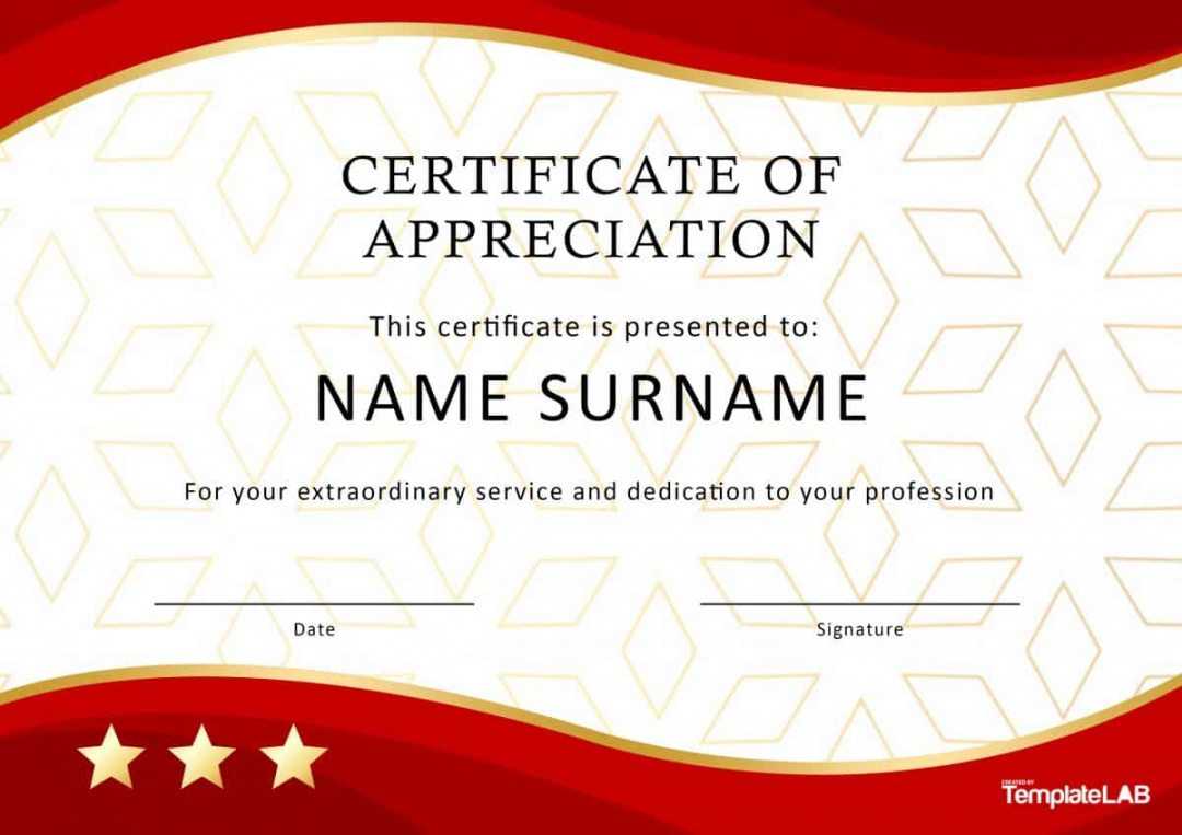 Printable 30 Free Certificate Of Appreciation Templates And With Regard To Certificate For Years Of Service Template