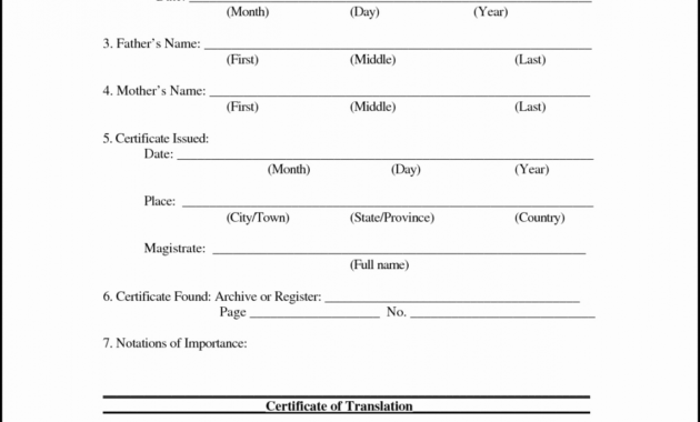 Printable Cuban Birth Certificate Simplistic 10 Best Of regarding Mexican Marriage Certificate Translation Template