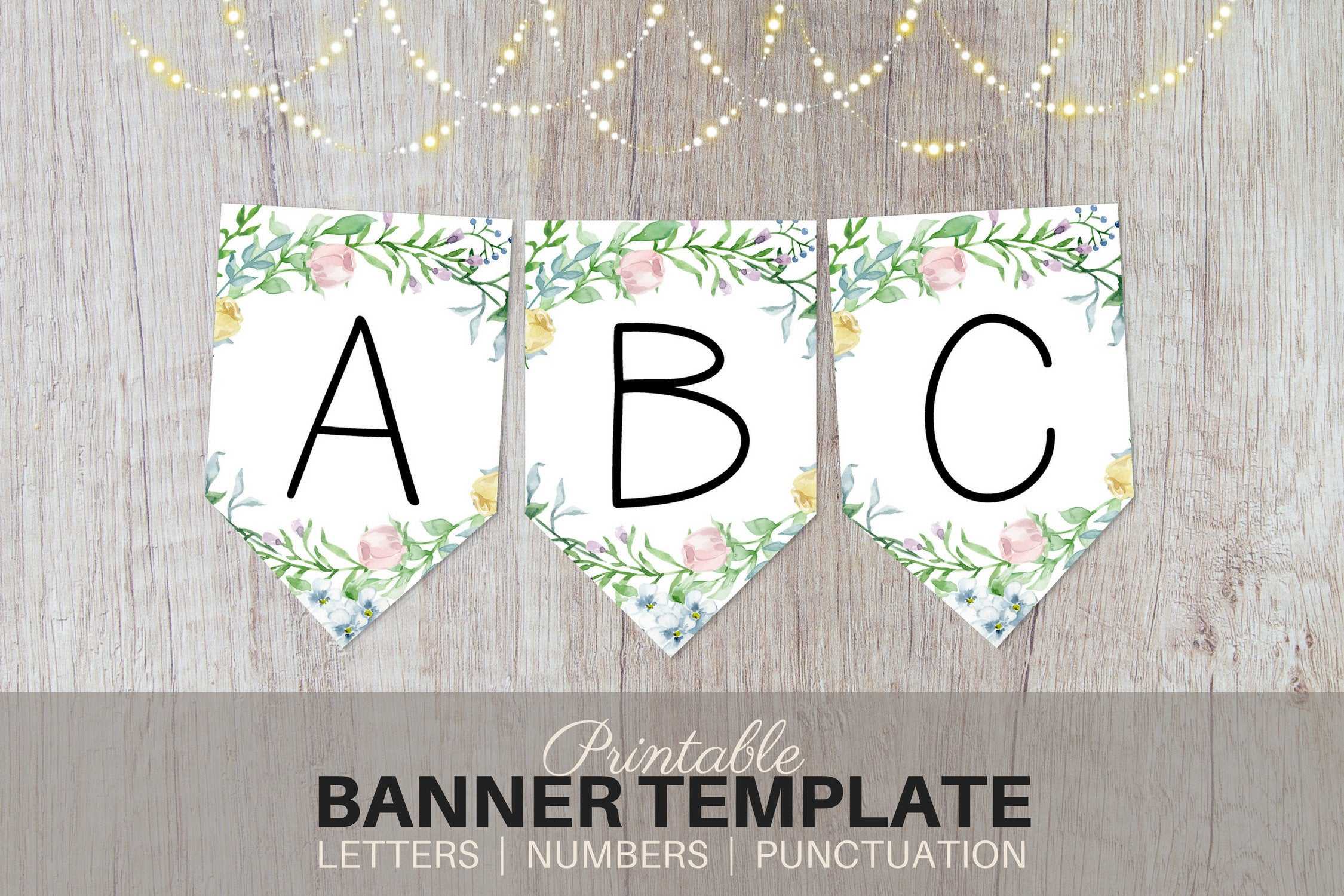 Printable Custom Banner Template – Spring Floral Roses – Personalized  Banner Pdf Bridal Shower, Birthday, Baby Shower, Party Within Bridal Shower Banner Template