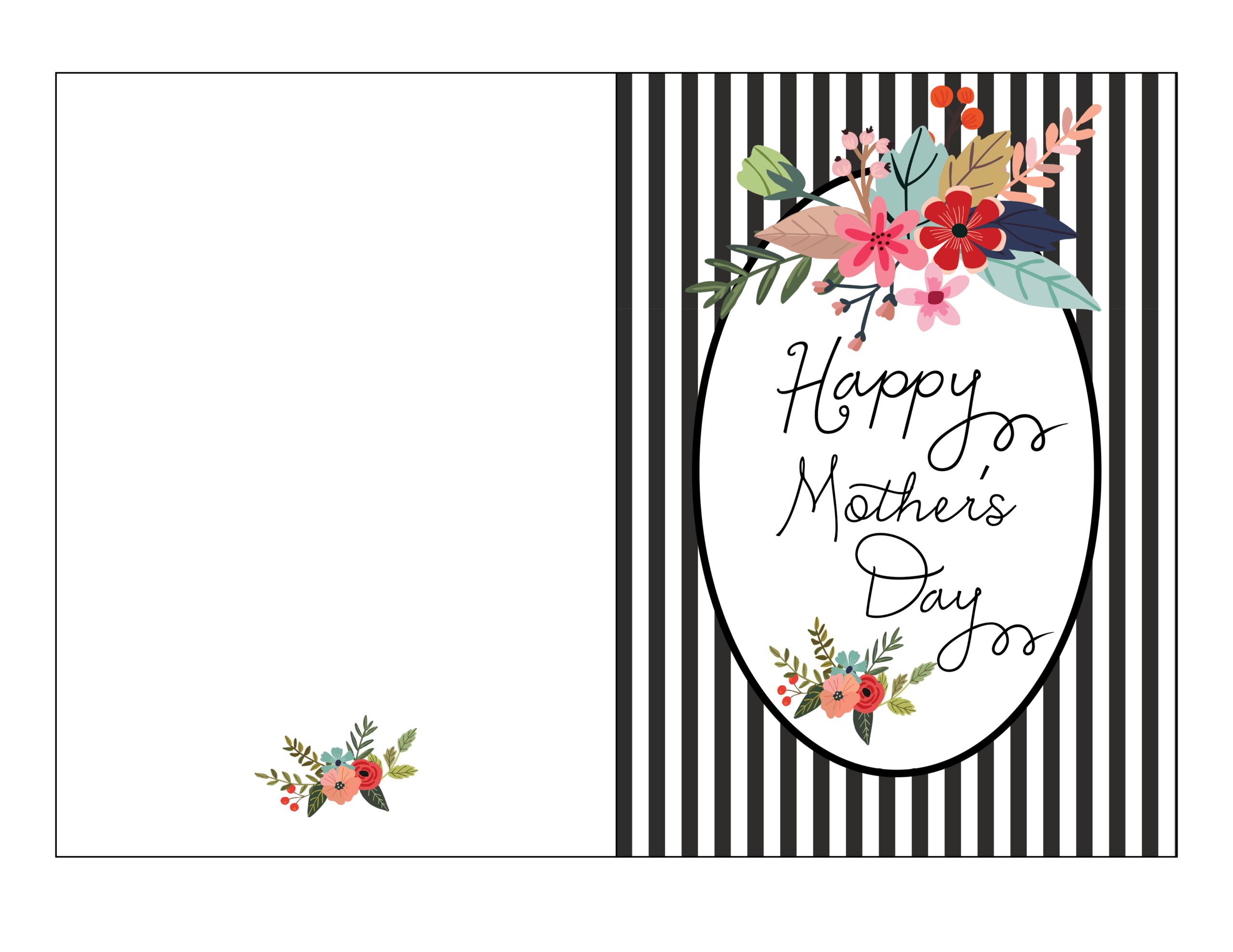 Printable Mother S Day Card For – Zohre.horizonconsulting.co Intended For Mothers Day Card Templates