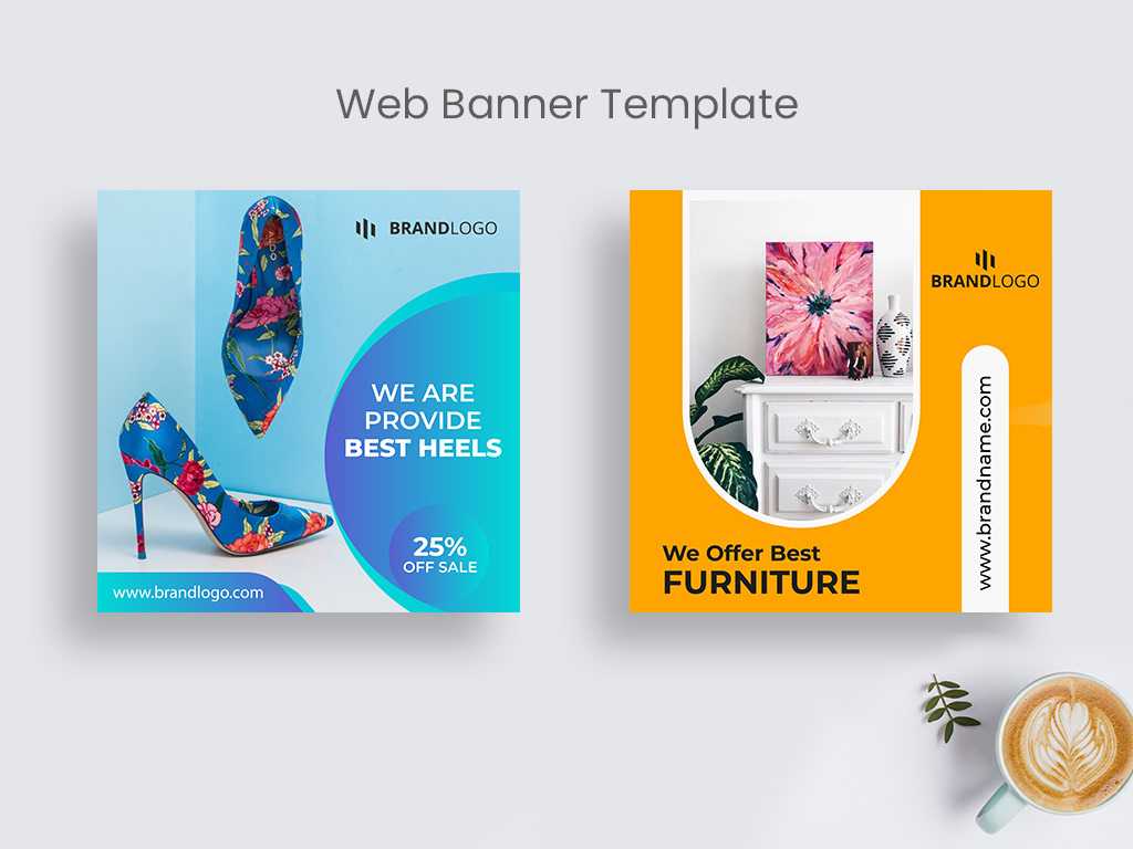 Product Sale Web Banner Template | Social Media Post On Behance For Product Banner Template