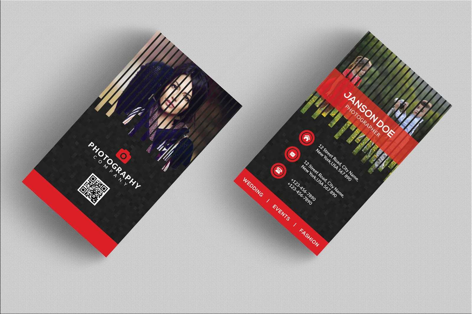 Professional Photographer Business Card Psd Bundle – Free With Photography Business Card Templates Free Download