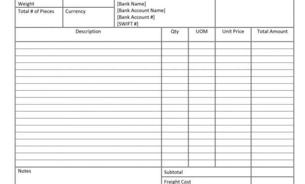 Proforma Invoice Template Word | Invoice Example inside Free Proforma Invoice Template Word