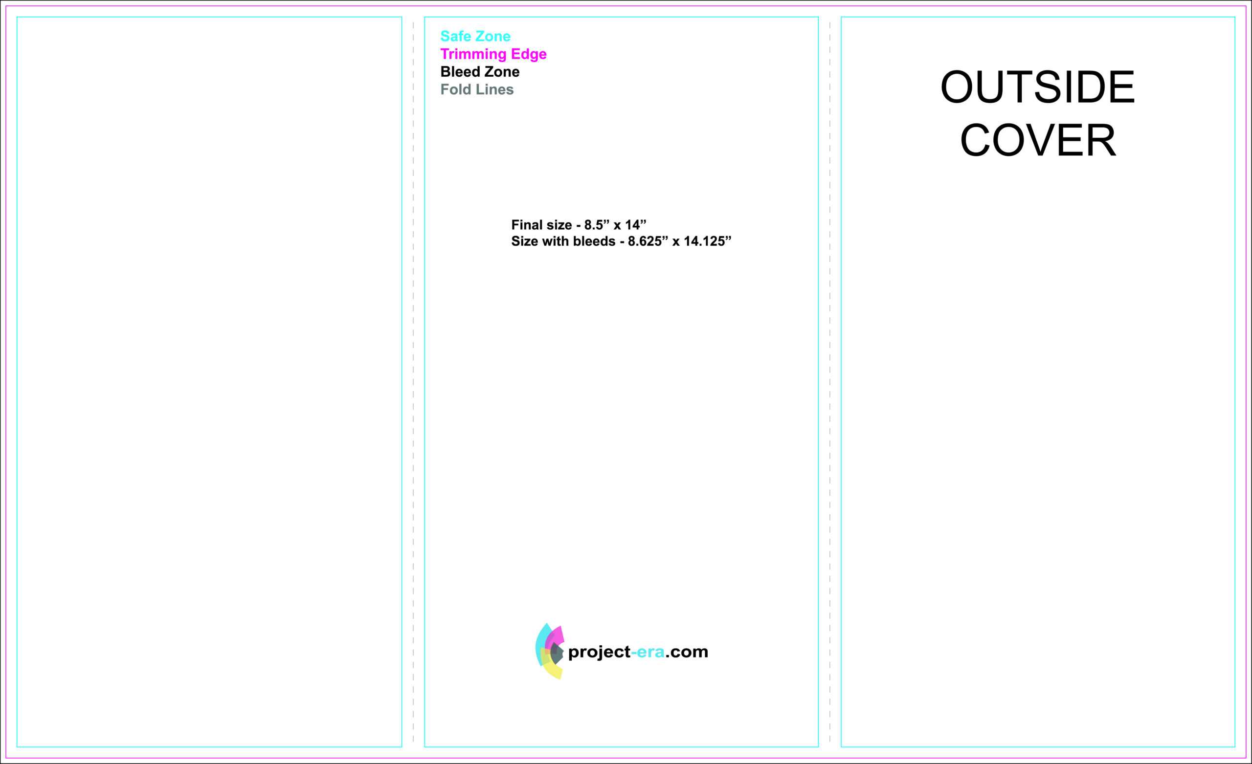 Project Era – Print & Design Services – Print Templates Regarding Three Fold Card Template