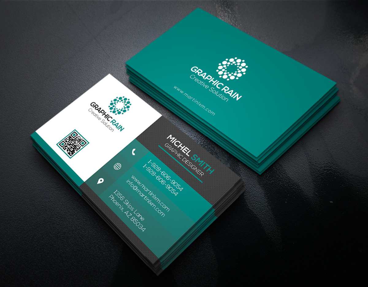 Psd Business Card Template On Behance With Photoshop Business Card Template With Bleed